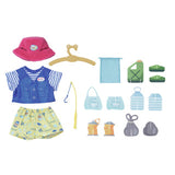 Baby born fisherman outfit