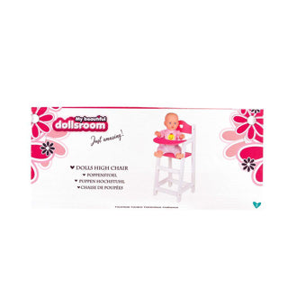 My beautiful dolls room poppenmeubel poppenstoel wit 22 x 27 x 53 cm