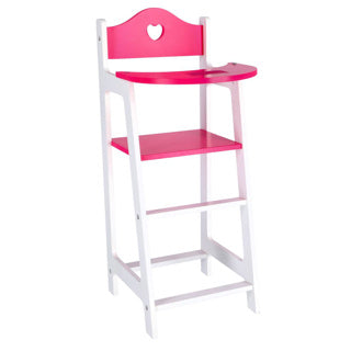 My beautiful dolls room poppenmeubel poppenstoel wit 22 x 27 x 53 cm