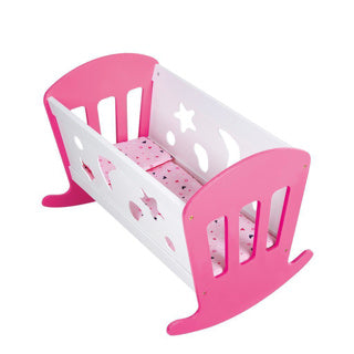 My beautiful dolls room poppenbed schommelbed 49 x 37 x 35 cm