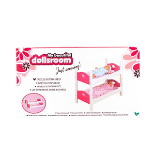 My beautiful dolls room poppenbed stapelbed 54 x 29 x 43 cm