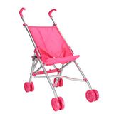 My beautiful dolls room poppenbuggy roze