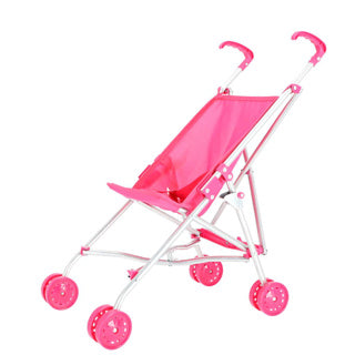 My beautiful dolls room poppenbuggy roze