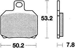 Trw remblokken mcb 700 brake pad mcb 700 sh sintered metal