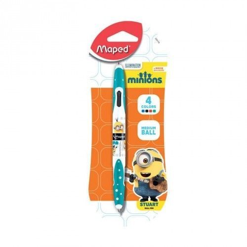 Van der doelen minions 4 kleuren pen