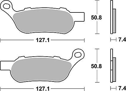 Trw -lucas remblok mcb 814 brake pad mcb 814 sh sintered metal