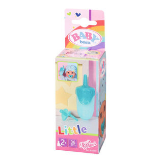 Zapf baby born flesje en speen 36cm assorti