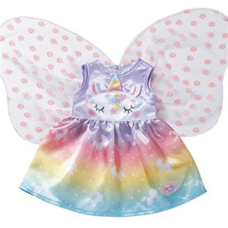 Zapf baby born kleertjes unicorn elfjesoutfit 43 cm