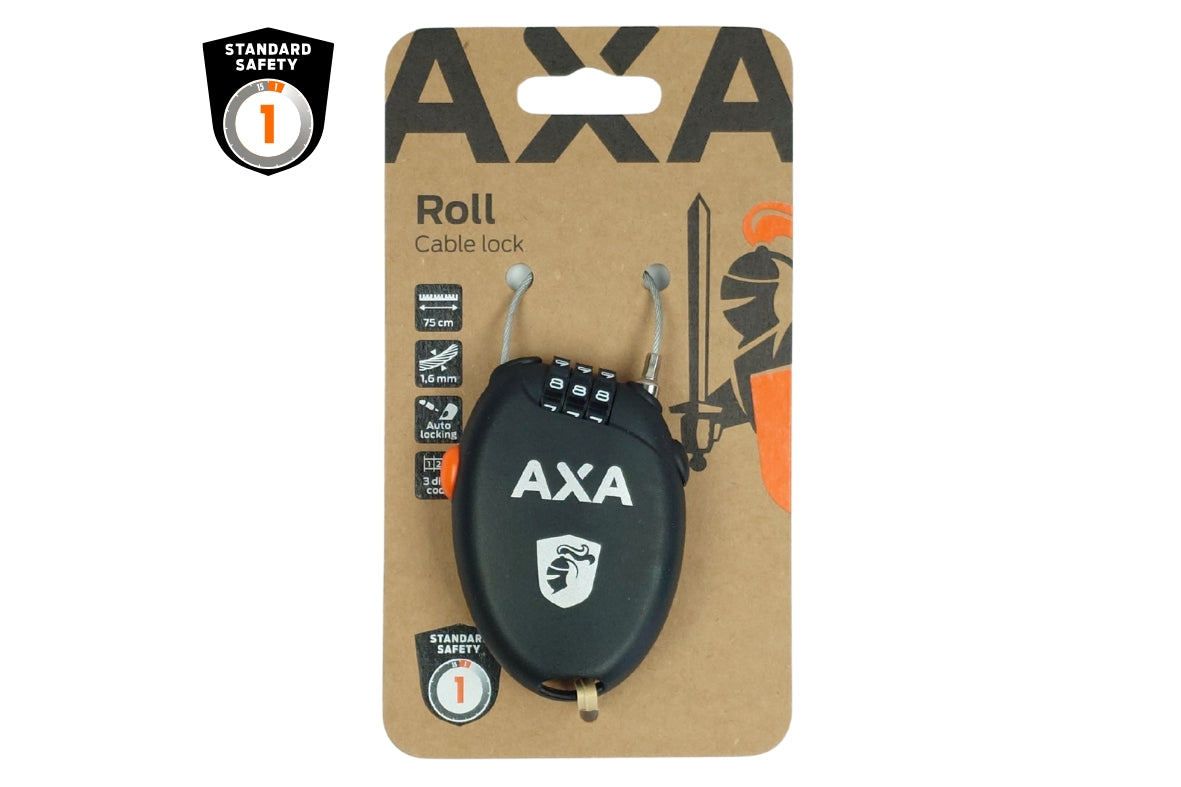 Slot AXA kabelslot roll 75 1,6mm