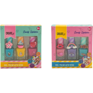 Creëer het! candy nagellak incl 3 ringen