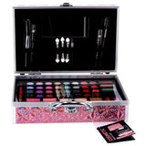 Casuelle make-up koffer roze holografisch
