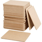 Creativ company onderzetters, afm 10x10 cm, dikte 3 mm, 50 stuk 1 doos