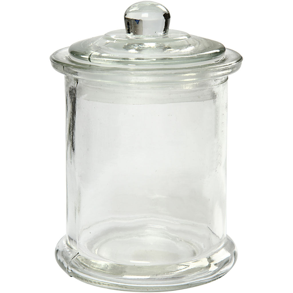 Creativ company pot met deksel, h: 14,5 cm, d 8 cm, 10 stuk 1 doos