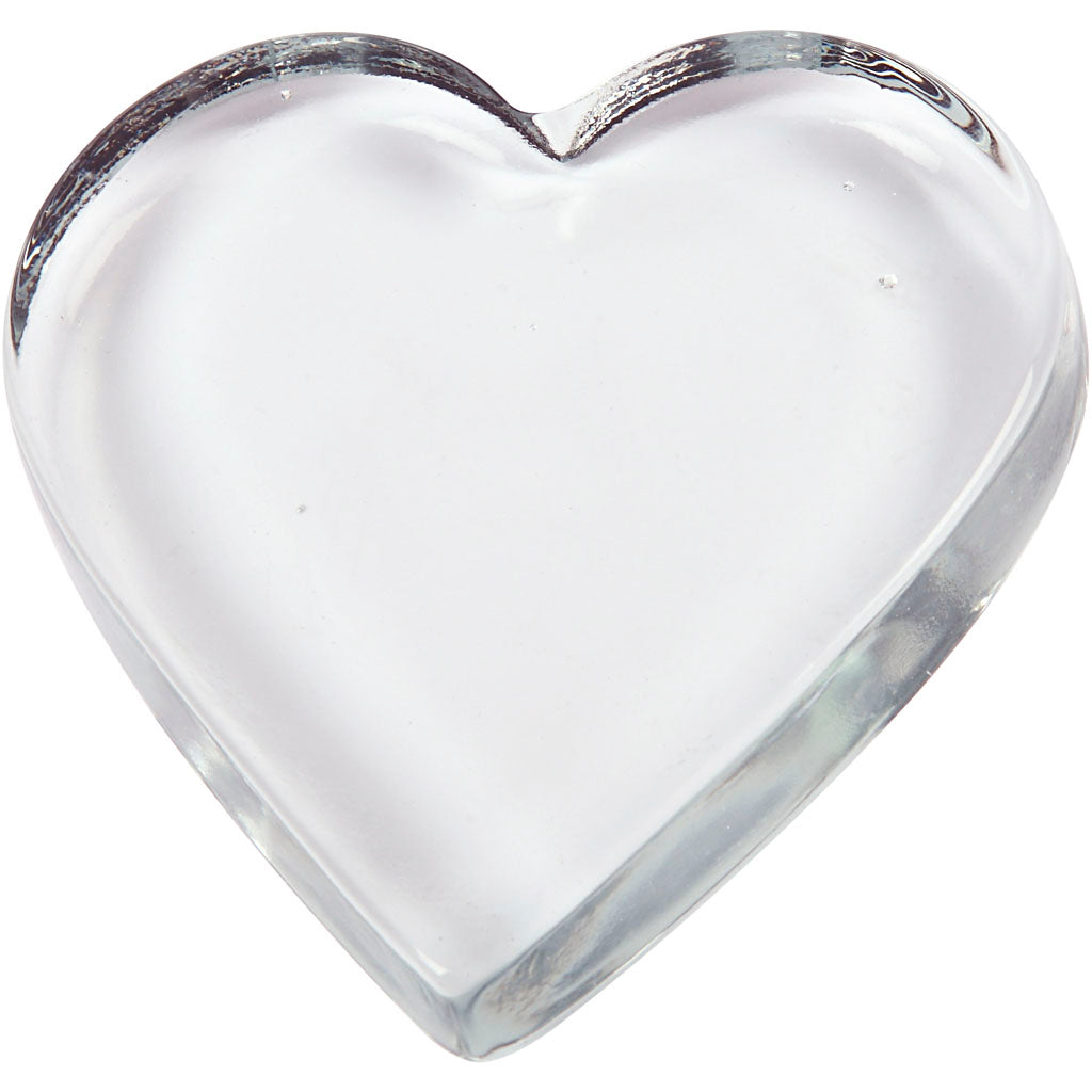 Creativ company hart, afm 10x9 cm, dikte 15 mm, 1 stuk