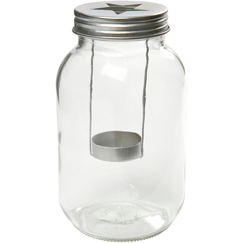 Creativ company lantaarn, h: 18 cm, d 10 cm, 1 stuk
