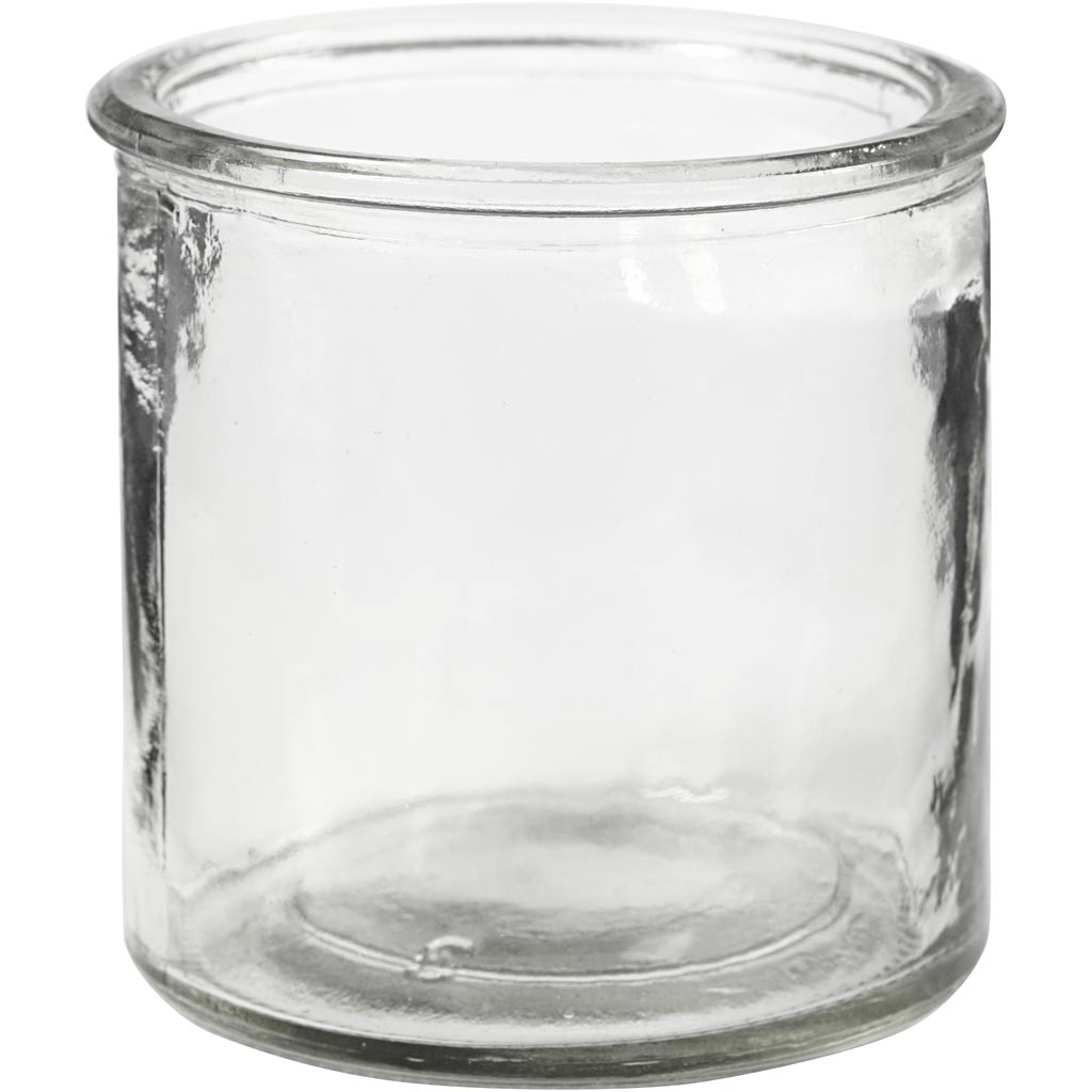 Creatief bedrijf waxinelicht, h: 7,8 cm, d 7,8 cm, 6 stuk 1 doos