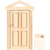 Creativ company mini deur en brievenbus van hout.