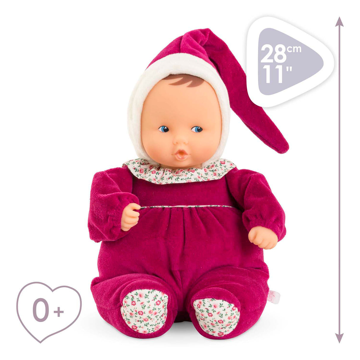 Corolle babipouce - roze grenadine pop, 28cm
