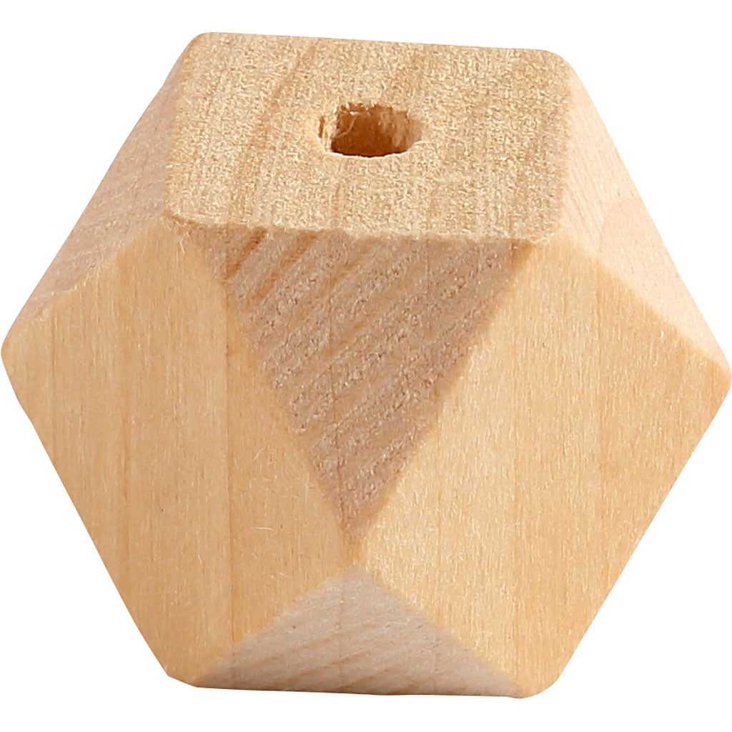 Creativ company diamantvormige kralen, b: 20 mm, gatgrootte 3 mm, 6 stuk 1 doos