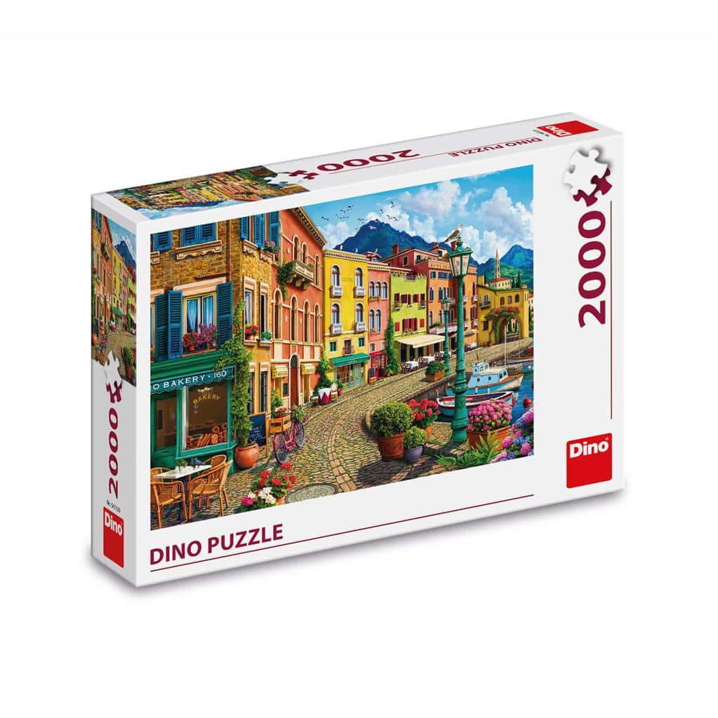 Dinotoys dino puzzel afternoon siesta straatje - 2000 stukjes