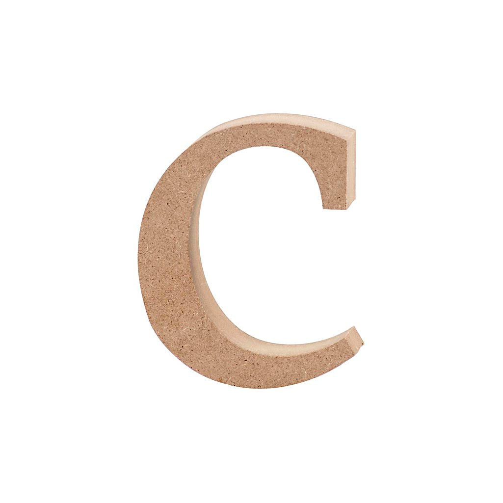 Creative bedrijfsletter, c, h: 8,4 cm, dikte 2 cm, 1 stuk