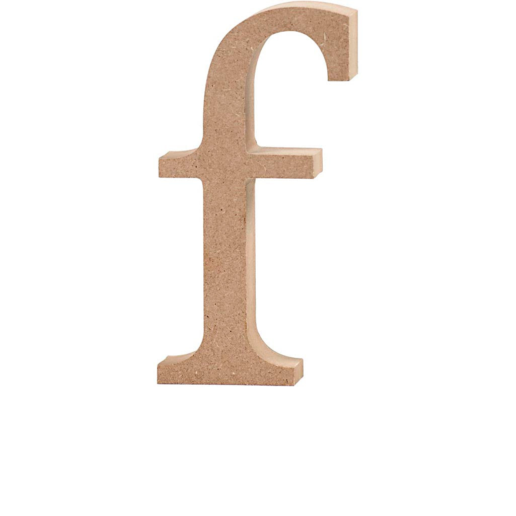 Creative bedrijfsletter, f, h: 13 cm, dikte 2 cm, 1 stuk