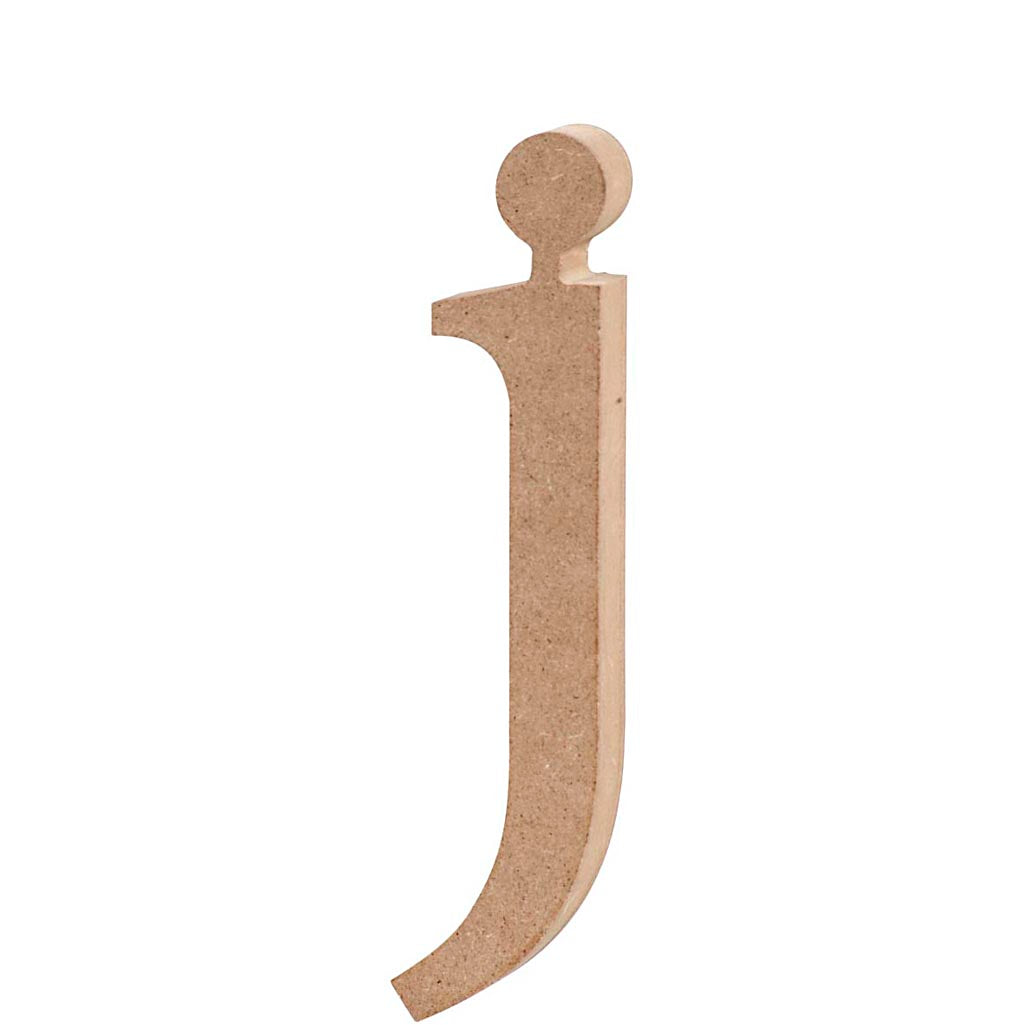 Creative bedrijfsletter, j, h: 15,5 cm, dikte 2 cm, 1 stuk