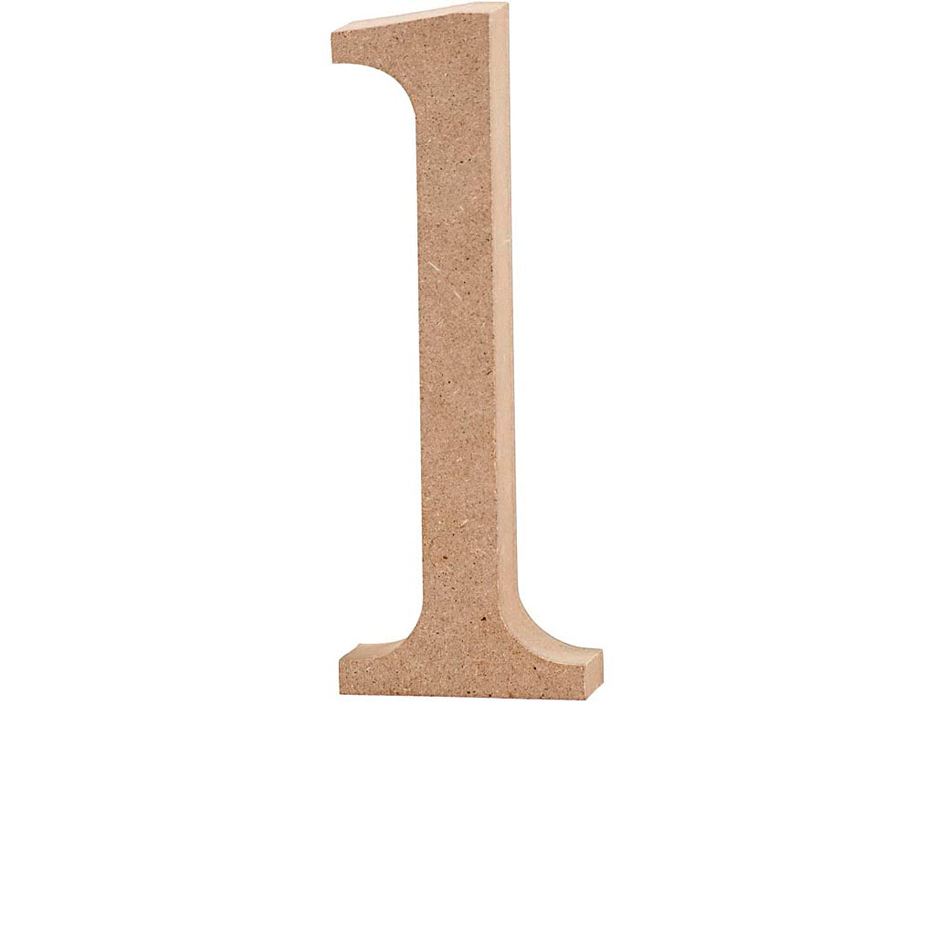 Creative bedrijfsletter, l, h: 12,7 cm, dikte 2 cm, 1 stuk
