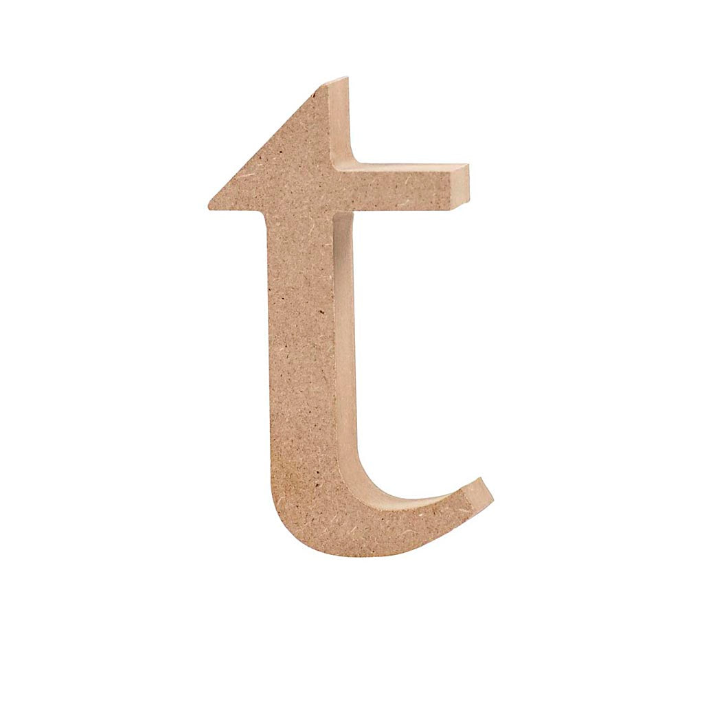 Creativ bedrijfsletter, t, h: 10 cm, dikte 2 cm, 1 stuk