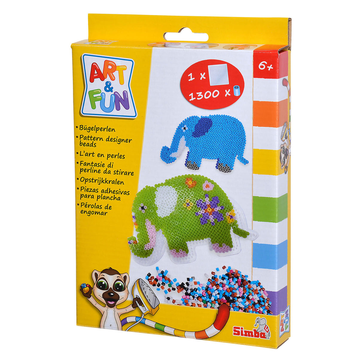 Simba art fun strijkkralen dieren set