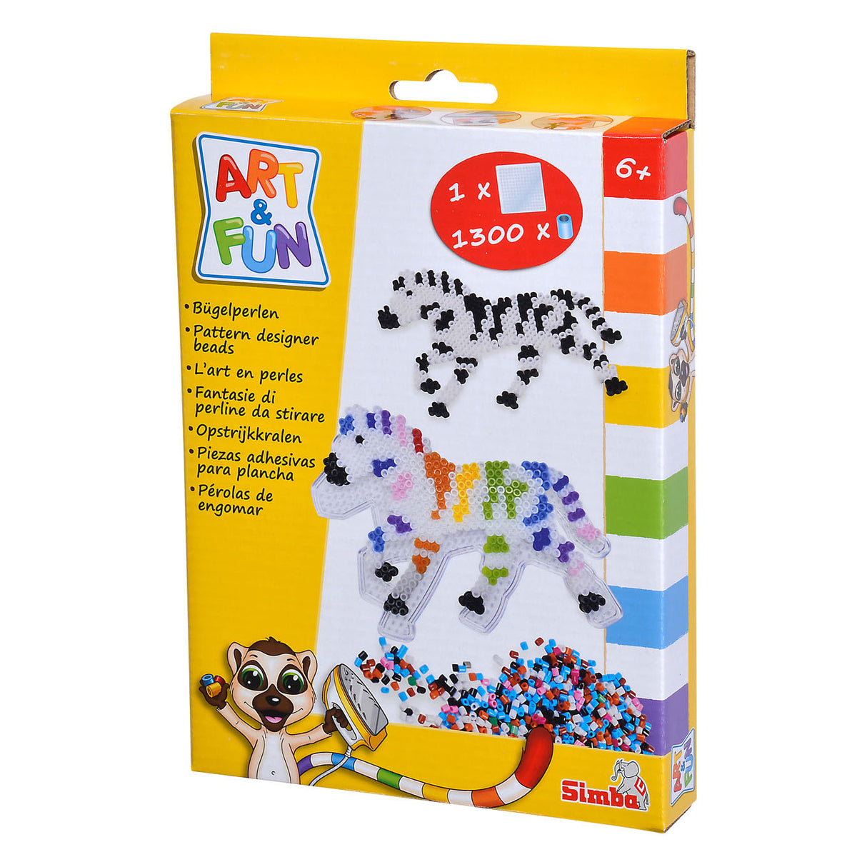 Simba art fun strijkkralen dieren set