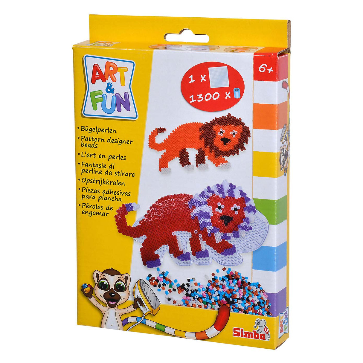 Simba art fun strijkkralen dieren set
