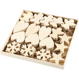 Creativ company ornamenten, afm 9-11 cm, dikte 4 mm, 90 stuk 1 doos