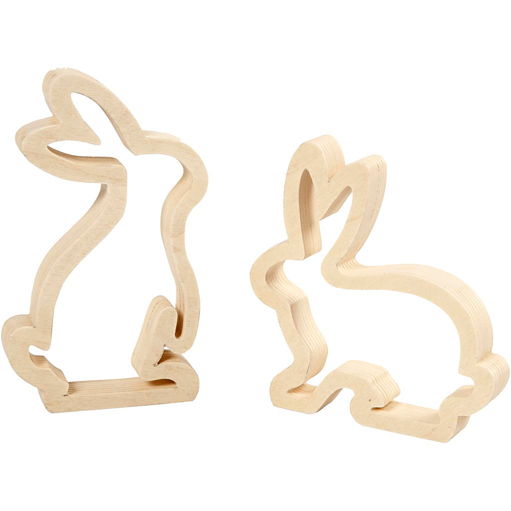 Creativ company paashazen, h: 14 cm, d: 2 cm, b: 13 cm, 2 stuk 1 doos