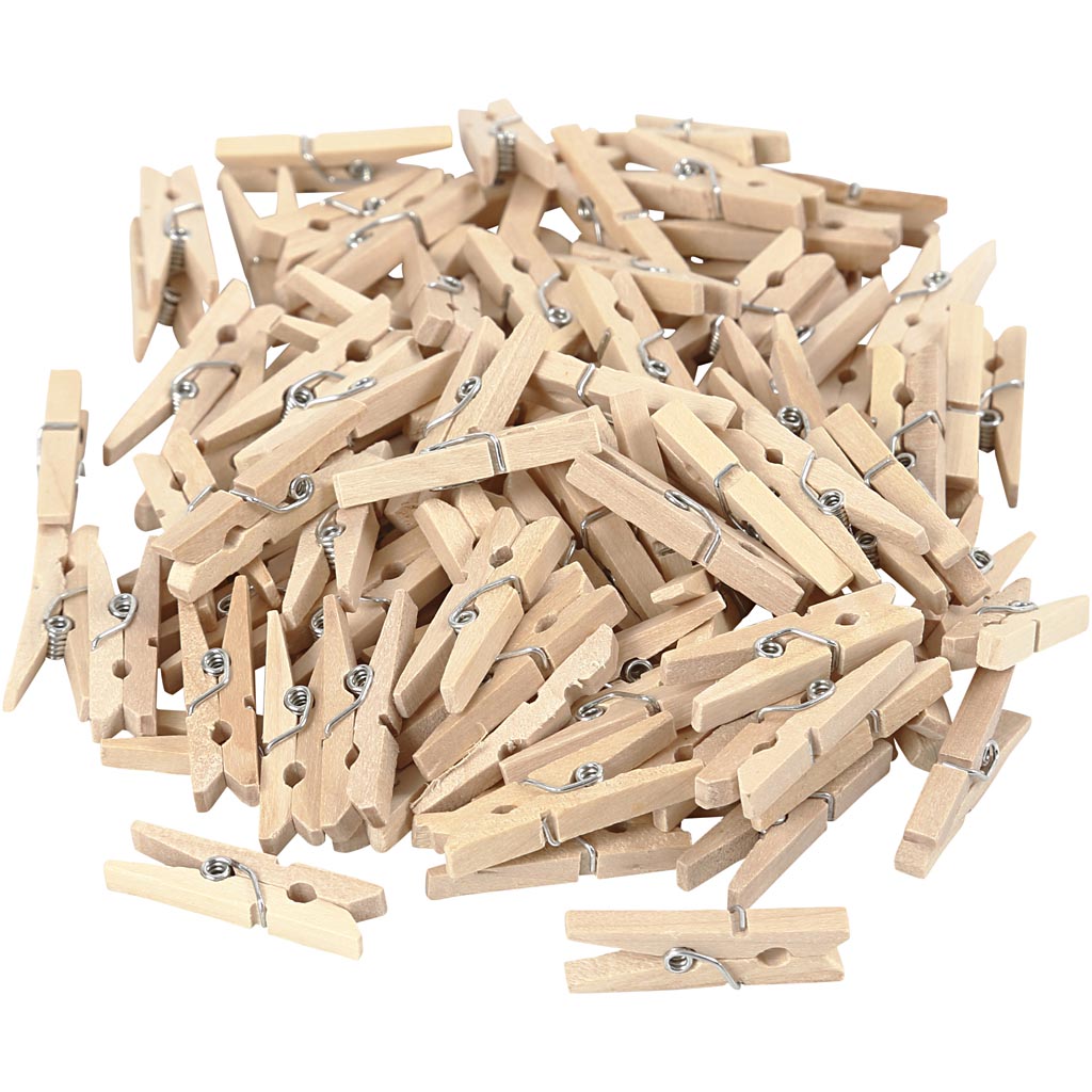 Mini Wasknijpers, 100st.