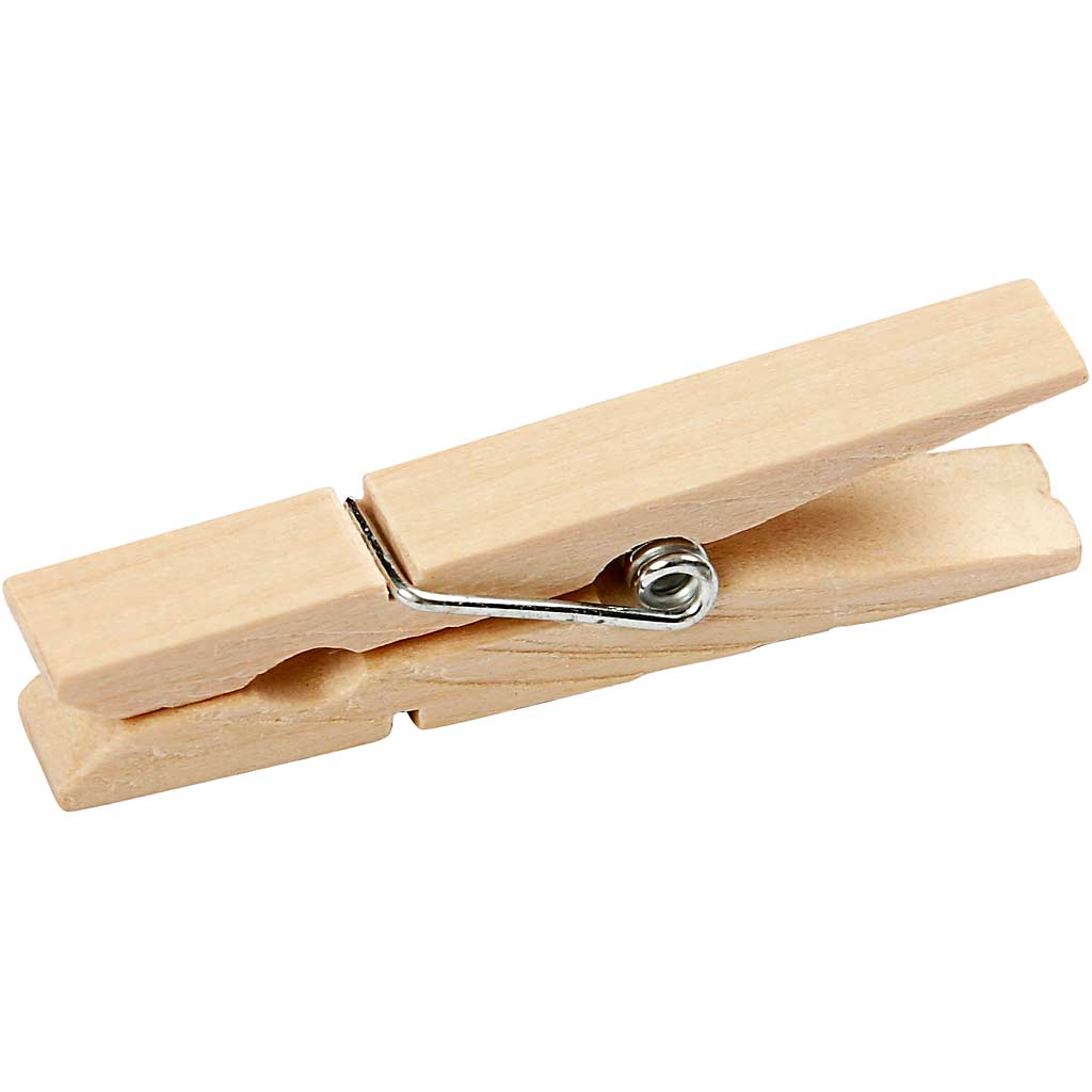Creativ company wasknijpers, l: 48 mm, b: 6 mm, 50 stuk 1 doos