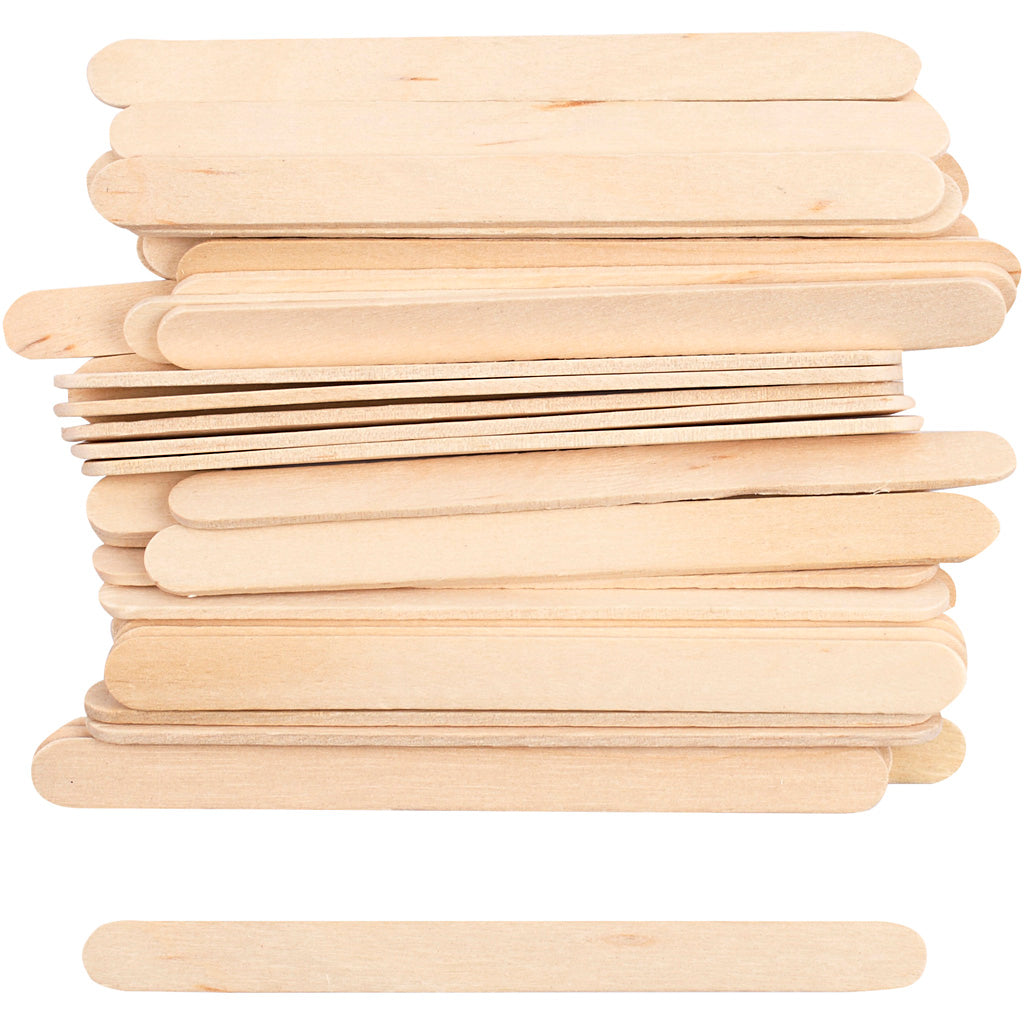 Houten Knutselstokjes, 30st.