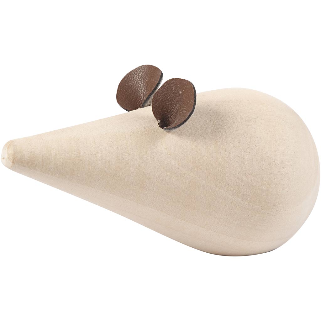 Creativ bedrijfsmuis, l: 10 cm, d 5,5 cm, 1 stuk