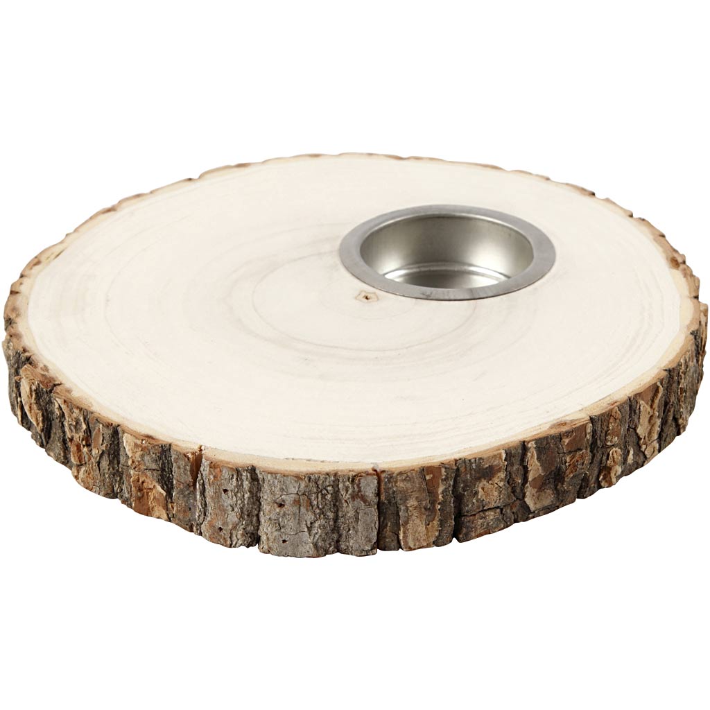 Creativ company waxinelicht, d 14-16 cm, dikte 19 mm, 1 stuk