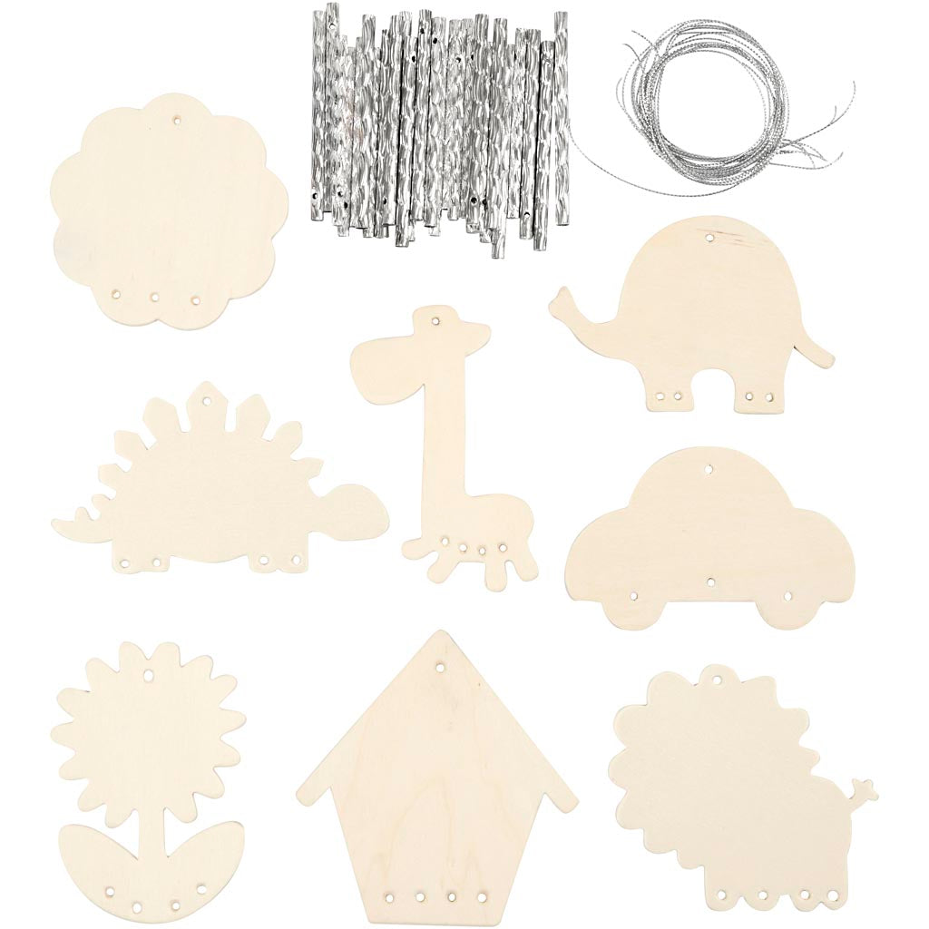Creativ company windgong, afm 9-14 cm, dikte 2 mm, 24 stuk 1 doos