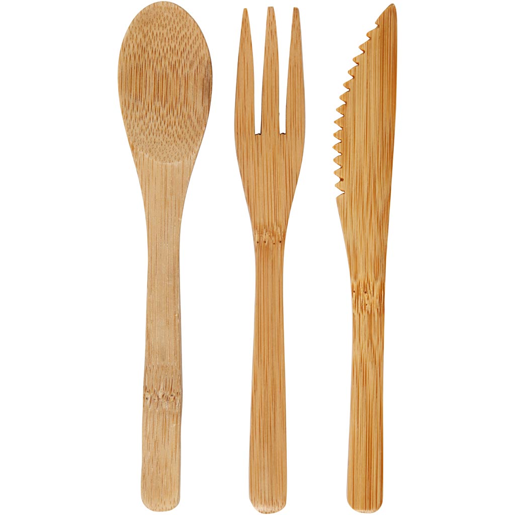 Creativ company bestekset, l: 16 cm, 3 onderdelen 1 set