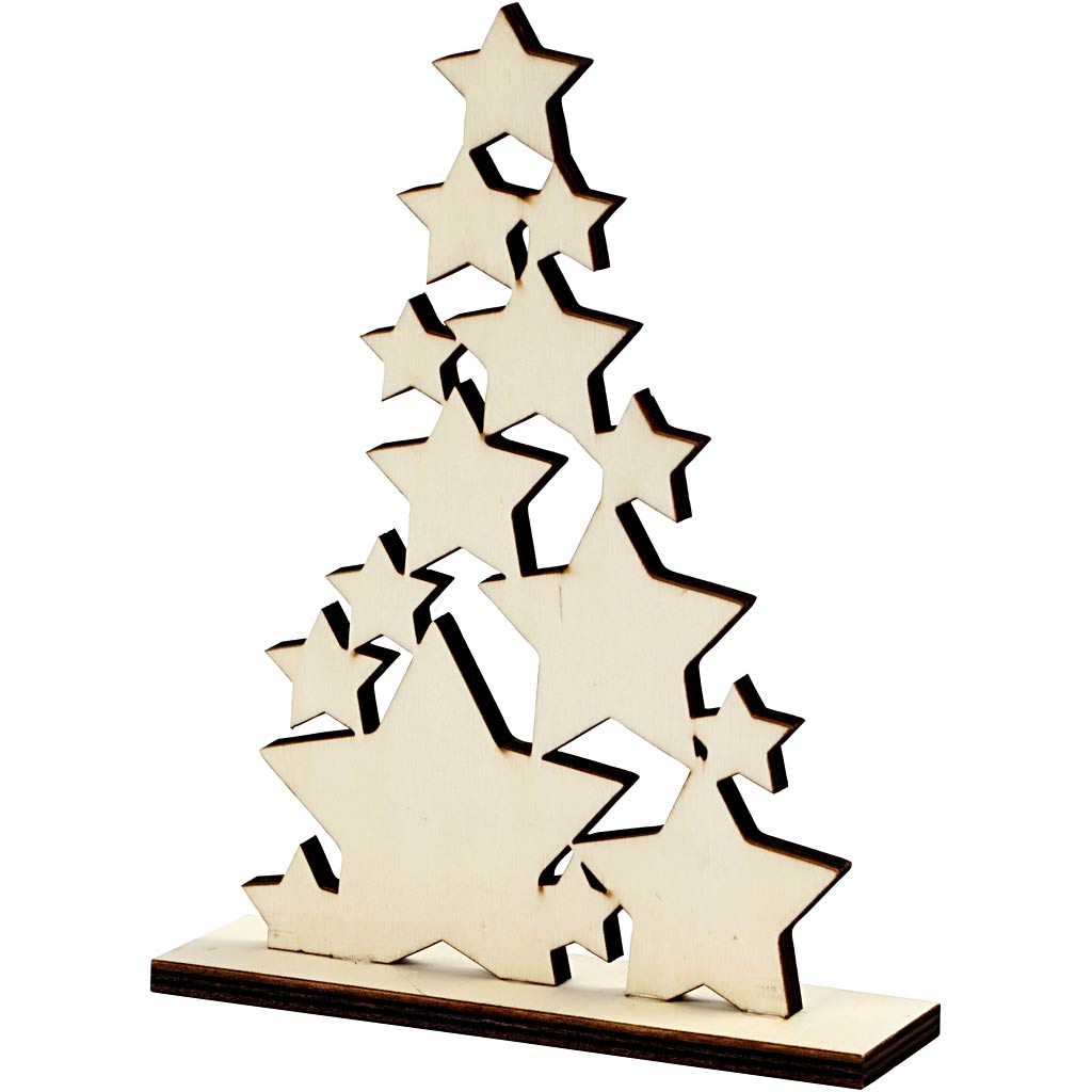 Houten Kerstboom