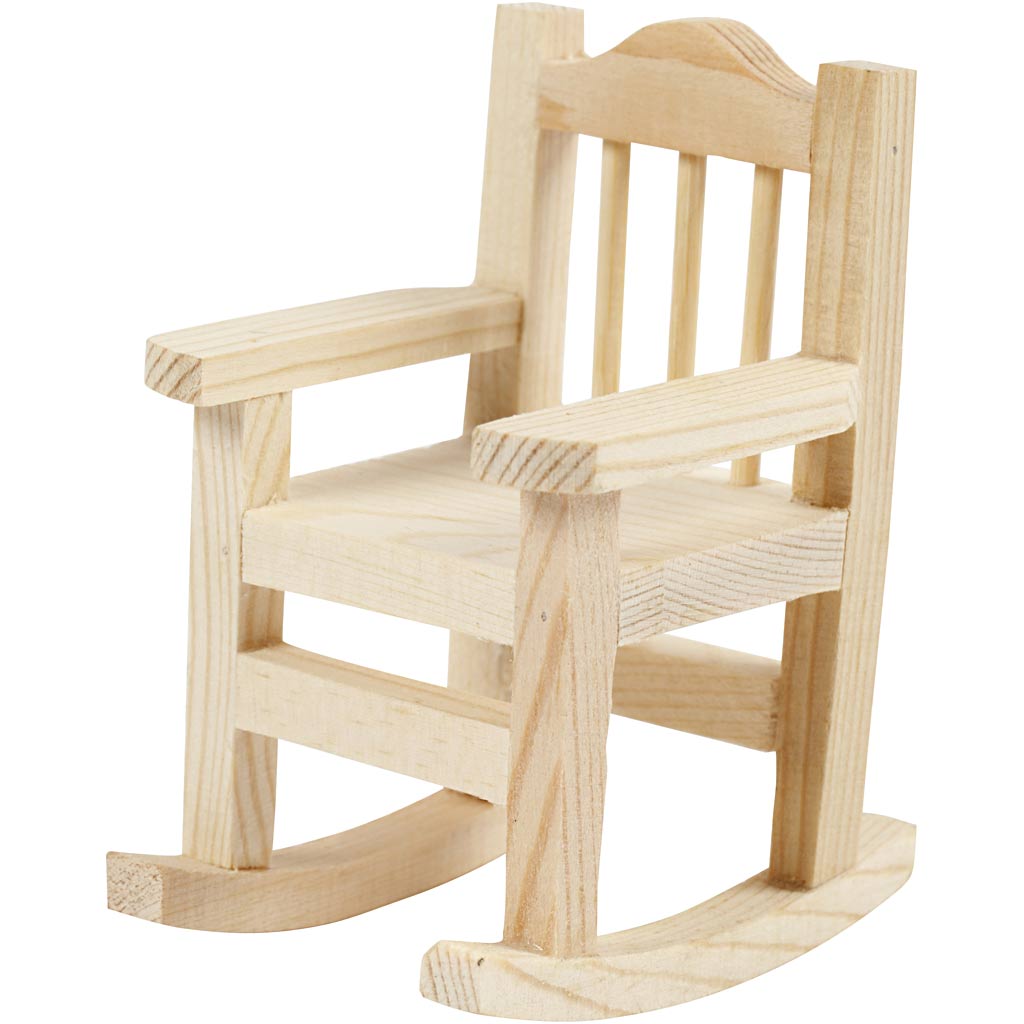 Creativ company schommelstoel, h: 8,8 cm, d: 6,7 cm, b: 5,5 cm, 1 stuk