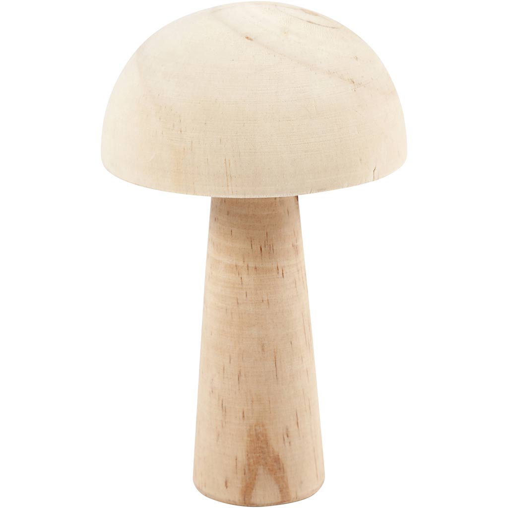 Creativ company paddestoel , h: 14 cm, d 9 cm, 1 stuk