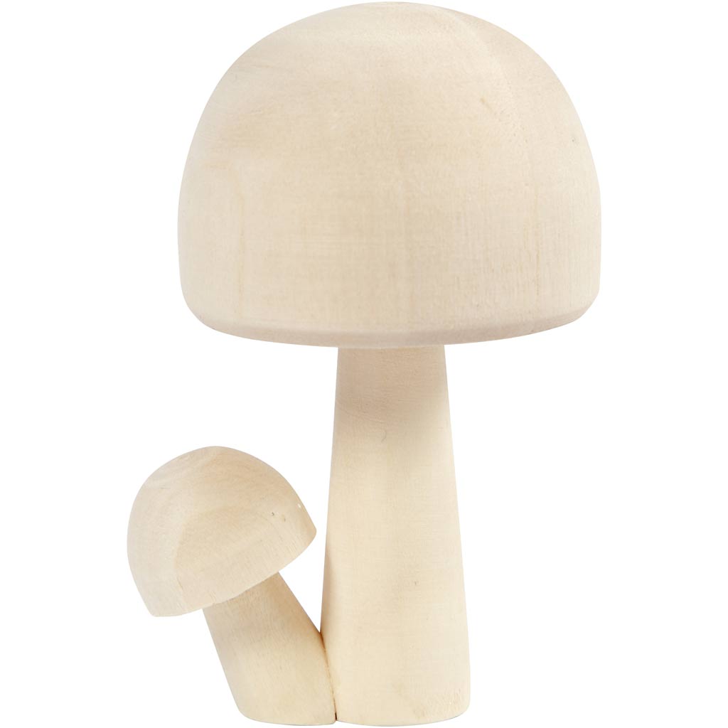 Creativ company paddestoel , h: 8,5 cm, b: 5,5 cm, 1 stuk