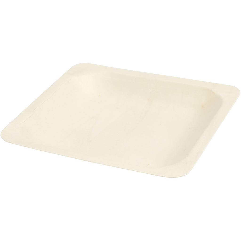 Creativ bedrijfsplaat, h: 2 cm, afm 14x14 cm, 12 stuk 1 doos