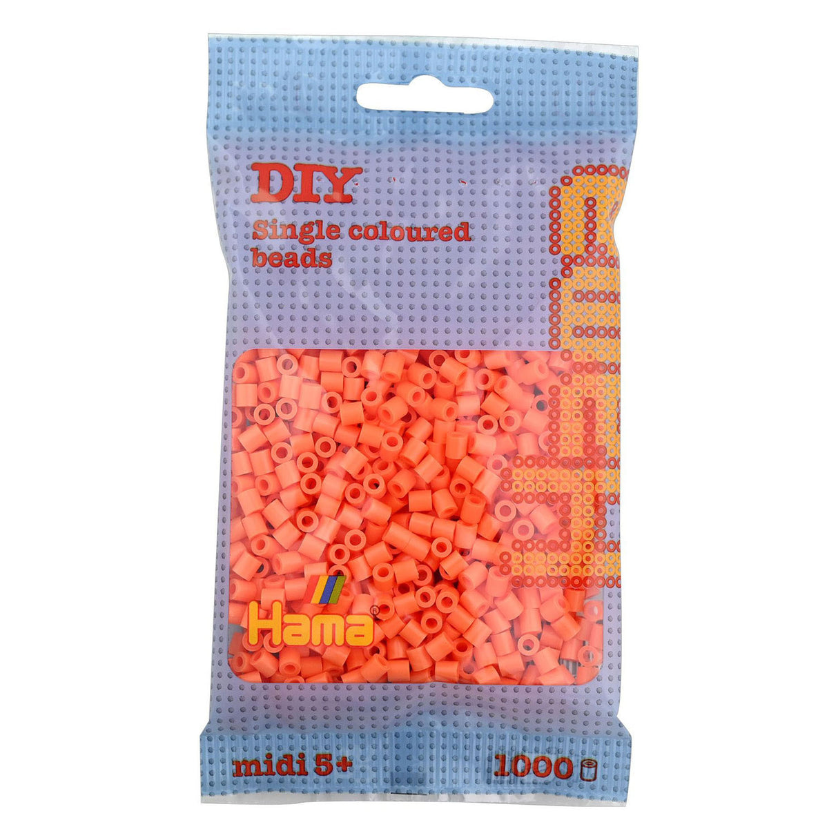Hama strijkkralen - abrikoos (79), 1000st.