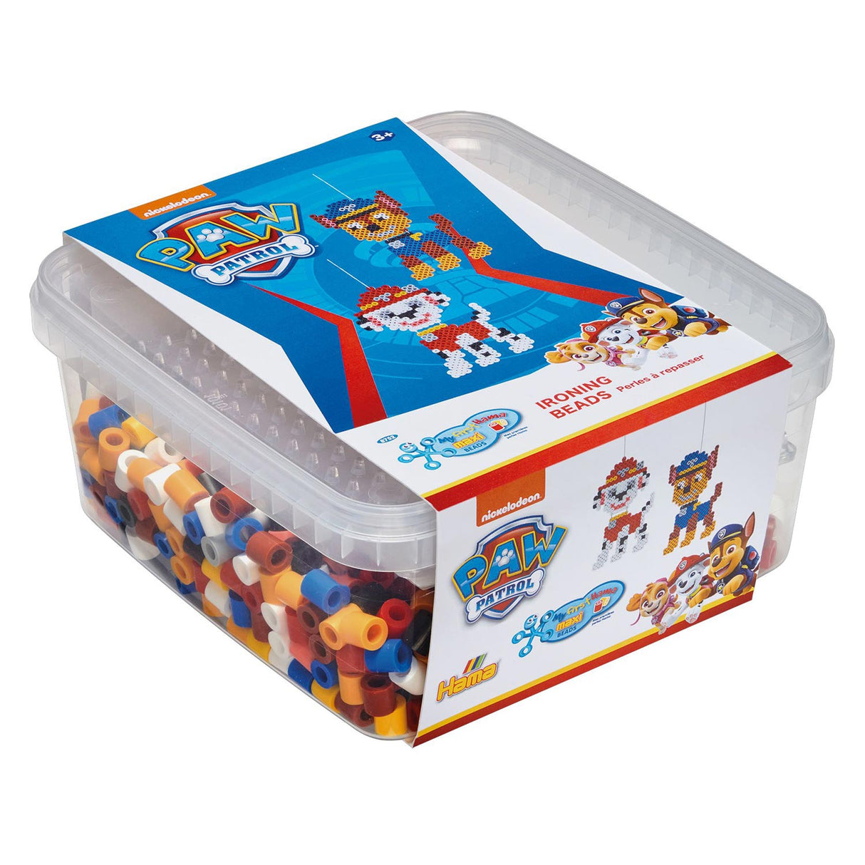 Hama strijkkralenset maxi - paw patrol, 900st.