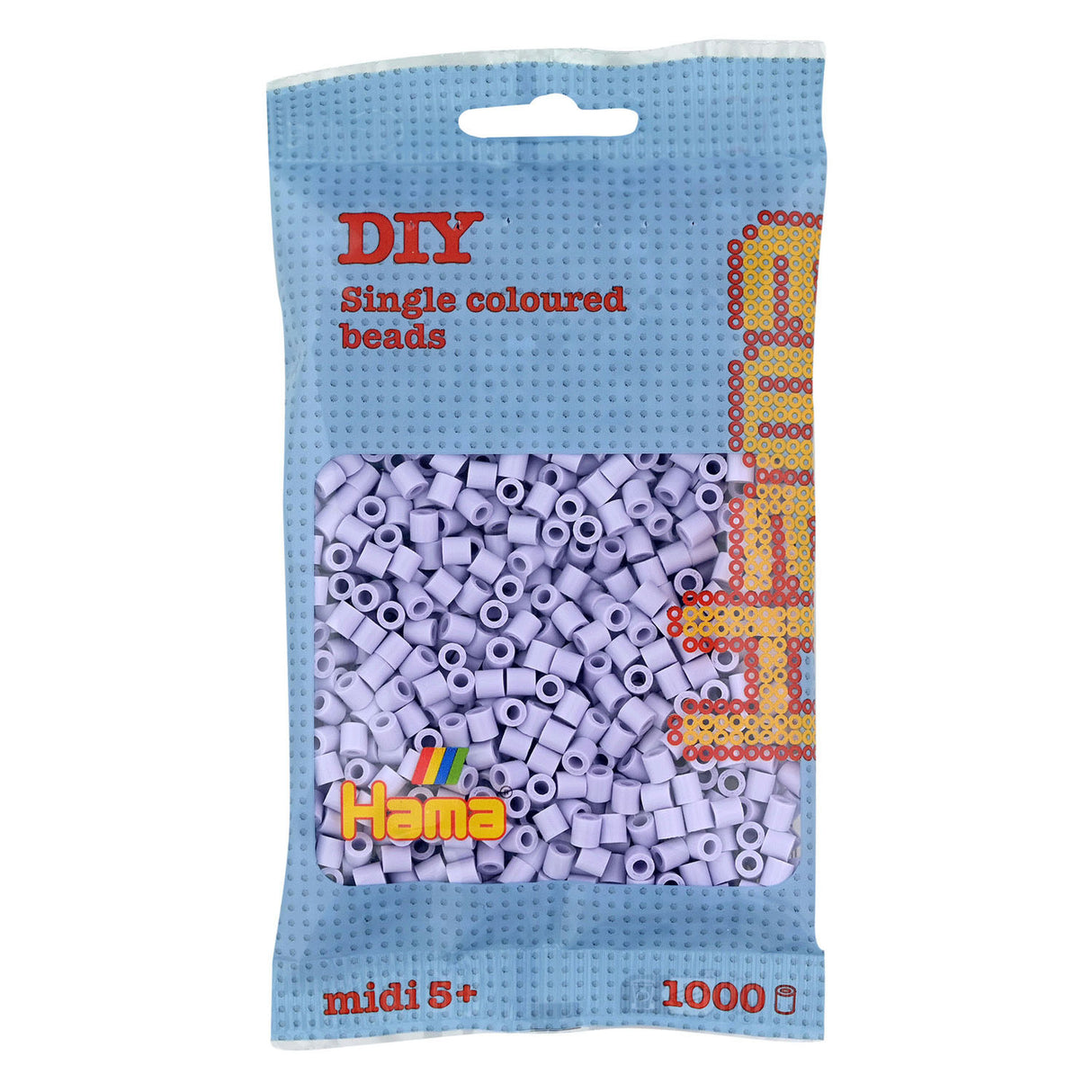 Hama strijkkralen - licht lavendel (106), 1000st.