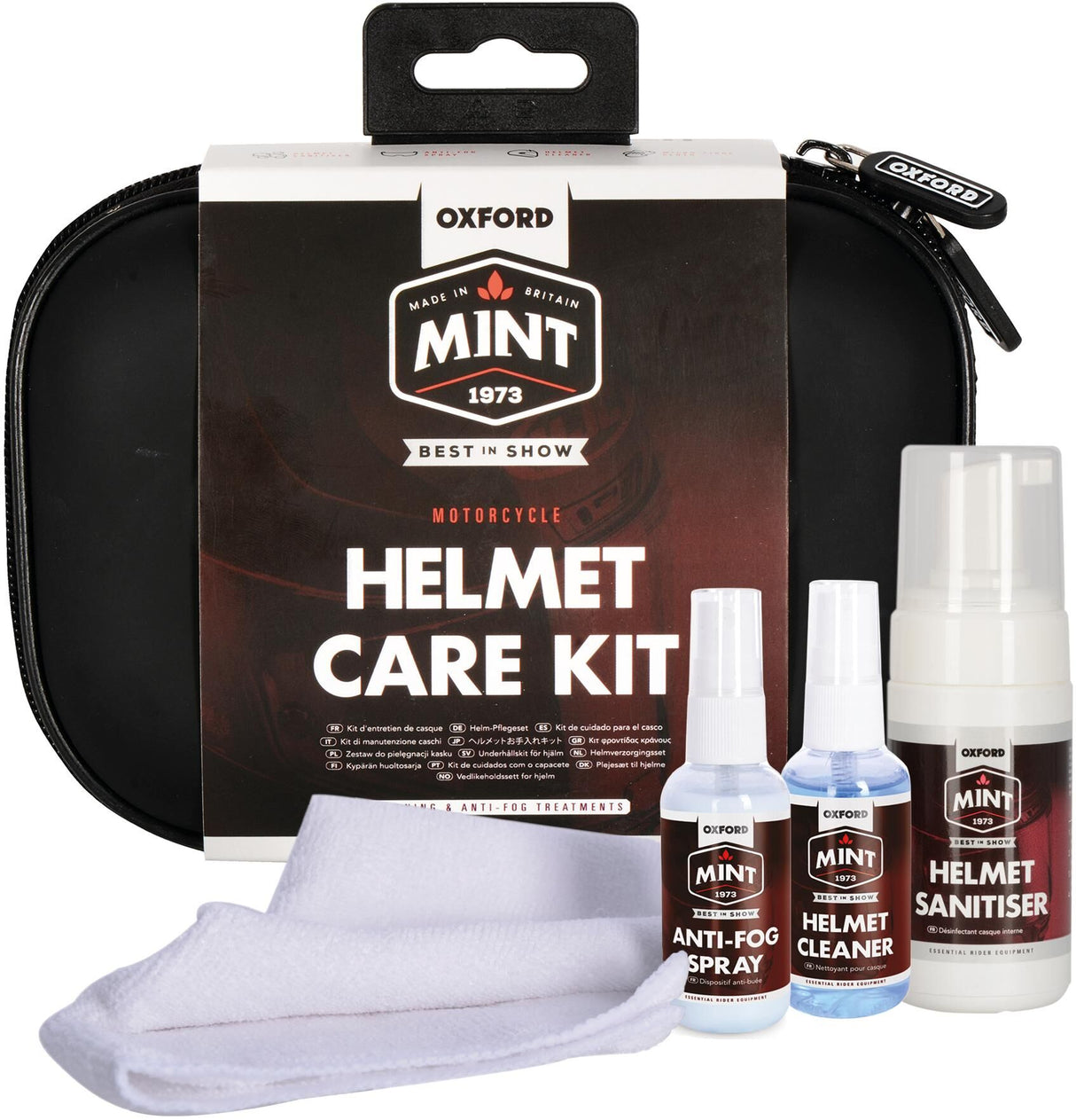 Mint helm onderhoudsset oxford helm care kit . helmet care set oxford